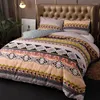 Ensembles de literie Boho Style Sergé Imprimer Ensemble de trois pièces King Size Chambre Housse de couette décorative Double Twin Couette Couvre