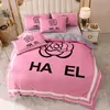 Ensemble des créateurs de literie de mode Ensembles 4pcs couettes de couette selvelvet seignette de lit confortable queen taille queen