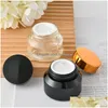 Storage Bottles Jars Cosmetic Jar 15G-50G Face Cream Glass Bottle Mini Container Empty Nail Glue Travel Makeup Drop Delivery Home Dh2Li