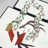 Pink Green Red Silk Scarf Designers Luxury Scarves Trendy Bag Accessories Spring Winter Wat Wind Proof Classic Origality Purse Scarf Mode