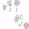 PJS 925 Sterling Silver Daisy Flower Infinity Love Pave Finger Rings for Women Wedding PJS Engagement Jewelry255C