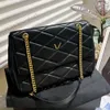 Nieuwe Merk Designer Kate Crossbody Tas Keten Handtassen Vrouwen Flap Schoudertas Luxe Lederen Diamant Rooster Tote Klassieke Vrouwelijke Boodschappentas 231219