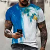 Homens Camisetas 2023 Verão Moderno Estilo Europeu e Americano T-shirt Plus Size 3D Impressão Personalizada