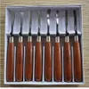 Conjunto de facas de entalhar madeira, 8 peças, cinzéis de carpinteiro, ferramentas de facas para trabalhar madeira, 246x