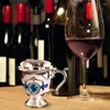 Wine Glasses Glass Small European Style Vintage Tiny Goblet Cup Retro Creative Ornaments For Home Office