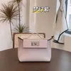 Luxury Designer Totes Bag Cellkyer End Felt Cowhide Bag 2424 Handbag Lock Buckle Single Shoulder Crossbody Bag for Women