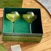 Wine Glasses 2pcs Relief Glaze Glass Crystal Cup Brand Retro Water Vine Patterned Gift Box Home Decor Luxury Christmas