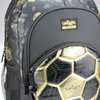 Schooltassen Australië Smiggle Originele kinderschooltas Jongensrugzak Gouden voetbal Waterdicht PU-tassen 16 inch 7-12 jaar oud 231219