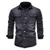 Heren Jackets Men Denim Jacket Plus Size Autumn Vintage Dunne Casual Washing Jeans