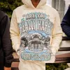 Sweats à capuche pour hommes Sweatshirts Rue européenne et américaine Casual Kangourou Poche Veste Lettre Imprimer Plover Sweat-shirt Hommes Trendy Marque Ov Dhikb