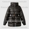 2023 Autumn Winter Design midja Down Jacket för kvinnors korta, smala passform, varm och mångsidig fashionabla down jacka