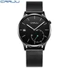 CRRJU Unique Design Men Women Unisex Brand Wristwatches Sports Leather Quartz Creative Casual Fashion Watches Relogio Feminino252v