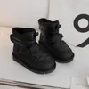 Laarzen Snowboots voor kinderen Warm bont Kinderschoenen Waterdicht Antislip Meisjeslaarzen Mode Hoge jongens Sneakers Platform Enkellaarsjes 231219