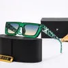 Modeontwerper zonnebril Klassieke ppdda-bril Goggle Outdoor strandzonnebril voor man Vrouw Optioneel Driehoekige handtekening 8 kleuren beschikbaar
