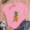 Camisetas femininas para mulheres manga longa algodão 2023 primavera e verão bonito padrão cintura interessante seda v pescoços top vestidos de verão