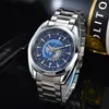 New Alloy World Mens Watches Classic 43MM Men Luxury Watch Automatic Alloy Mechanical Watch Designer Watch Wristwatch