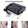 Stampanti Stampanti Professionale Tattoo Stencil Maker Macchina transfer Flash Copiatrice termica Forniture per stampanti Carta per utensili A4 Tatuaje Herramient