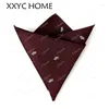 Bow Ties Silk Fashion Men's Suit Pocket Handduk Bride Wedding Chest Handduk Vintage Square