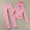 Women's Two Piece Pants DEEPTOWN Y2k Velvet Tracksuit Women Pink Letter Patch Velour Zip Up Hoodie and Pant Sets Sportwear Vintage Training Set Autumn 231218