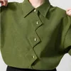 Damesblouses XEJ Groene Tuniekblouse Dames 2023 Luxe Designer Mode Elegante Herfst Lente Kleding Dames Korea