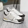 Kör bort sneakers designer kvinnor män mesh abloh retro sneaker plattform kalv läder casual skor snörning löpare utomhus tränare sko