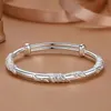 Chinese Traditional Culture Blossom Branches 999 Sterling Silver Bracelet Mom Girlfriend Gift