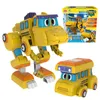 Transformation Toys Robots Big Gogo Dino Abs Deformation Carairplane med sunda actionfigurer Transformation Dinosaur Toys For Kids 231218