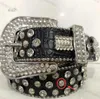 Kemerler Tasarımcı BB Simon Kemer BB Kemer Rhinestone Adamlar İçin Batı Deri Kemeri Erkekler İçin Vintage Bling Bel Kemerleri Pantolon için Kot Di HPK0