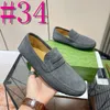 40Modell Schwarz Blau Männer Casual Schuhe Luxus Marke 2023 Herren Designer Loafer Mokassins Atmungsaktive Slip auf Schwarz Driving Schuhe für Männer