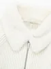 Maglieria da donna Maglione lavorato a maglia corto da donna Cardigan Cappotti Autunno Inverno Moda donna Manica lunga Vintage Casual Top slim