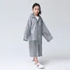 Raincoats Outdoor EVA Children Adult Raincoat Thickened Reusable Rain Coat Unisex Tour Hiking Cycling Waterproof Hooded Rainwear