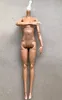 Dockor Slim Doll Yoga Body White Brown Coffee Beige Skin Doll Figures Multi Color Doll Toys 231218