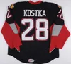 خمر مخصص AHL Michael Kostka Portland Pirates Hockey Jerseys Gerald Coleman John Decaro تطريز أي رقم اسمك S-6XL