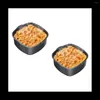 Moldes de cozimento Quadrado Antiaderente Bolo Bandeja Pan Assar Alta Temperatura Resistente Anti-ferrugem Cesta Bakeware