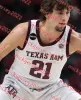 커스텀 칼리지 농구는 텍사스를 착용하여 A MAGGIES 농구 저지 커스텀 스티치 남성 청소년 Tyrece Radford Dexter Dennis Khalen Robinson H