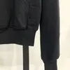 Vestes pour hommes Classic Black Cardigan à fermeture éclair à capuche à manches longues veste à manches longues pour hommes