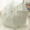 Guarda-chuvas Double Layer Lace Bordado Sun Umbrella para Mulheres Proteção e UV Retro Dobrável Dual-Propósito