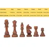 Satranç Oyunları 32 Parça Ahşap Satranç Kral Yüksekliği 110mm Oyun Seti Satranç Adamları Satranç Leathe Board Yarışmaları Set Çocuk Yetişkin Satranç Hediyesi 231218