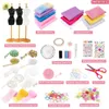 Accessoires de poupée DIY Kits de créateurs de mode Enfants Robe Design Craft Making Kit Ensemble exquis avec mannequin filles cadeau d'anniversaire 231218