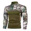 Vestes pour hommes 2023 Chemise de combat tactique Hommes Uniforme militaire Camouflage Sweat à capuche Armée Vêtements Camo Jogging Sweat-shirt à manches longues 231219