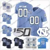 CUSTOM American College Wear Custom North Carolina Tar Heels 2020 UNC Football #2 Dyami Brown 7 Sam Howell Michael Carter Beau Corr