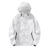 Men's Jackets 2023 Spring Mens Lightweight Waterproof Rain Jacket Raincoat For Hiking Travel With Removable Hood Windbreaker Chaquetas