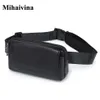 Cała moda dla kobiet w talii czarne damskie pu skórzane paski podróży torebka Telefon Małe torby Mihaivina 2110062708