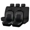 Autositzbezüge Ers-Leder mit atmungsaktivem Mesh-Stoffkissen, passend für die meisten SUV-Lkw-Zubehörteile, Innenausstattung, Drop-Lieferung, Autos, Otm1P