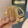 U1 TOP AAA Classic Designer Watch All Diamond Women Watches Snake Rose Gold Bransoletka Top Designer Designer Prezent dla Lady