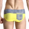 Herrbadkläder Mens Swim Briefs Bikini Swimming Trunks For Man Swimsuit Beach Shorts Bretable Board Wear