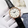 2023 Новый высококачественный лучший бренд IWC Portofino Series Мужские часы из нержавеющей стали с кожаным ремешком Сапфировое зеркало Супер светящийся дизайнерский механизм Механические часы