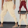 Pantaloni da uomo Comodi ed eleganti leggings gotici retrò Pantaloni con coulisse Escursionismo Harem Loose Fit Streetwear