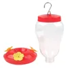Andere Vogelbedarf 1 Stück Kunststoff Wasser Feeder Flasche hängen Kolibri Garten Outdoor Kunststoff Blume Eisen Haken