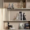 Decorative Objects Figurines Desk Accessories Minimalist and modern bookend Character Decoration Office book accessories desk organizer ends 231219